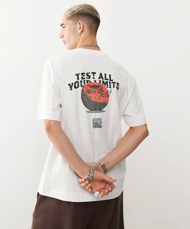 REMERA OVERSIZE BROOKLYN espalda